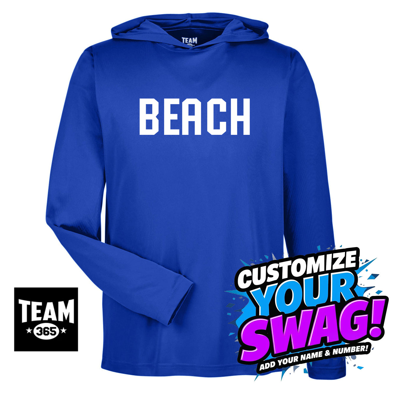 Team 365 Youth & Men's Zone Performance Hoodie - Jax Beach Baseball