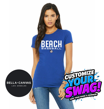 Bella + Canvas 6004 Women's The Favorite T-Shirt - Jax Beach Baseball