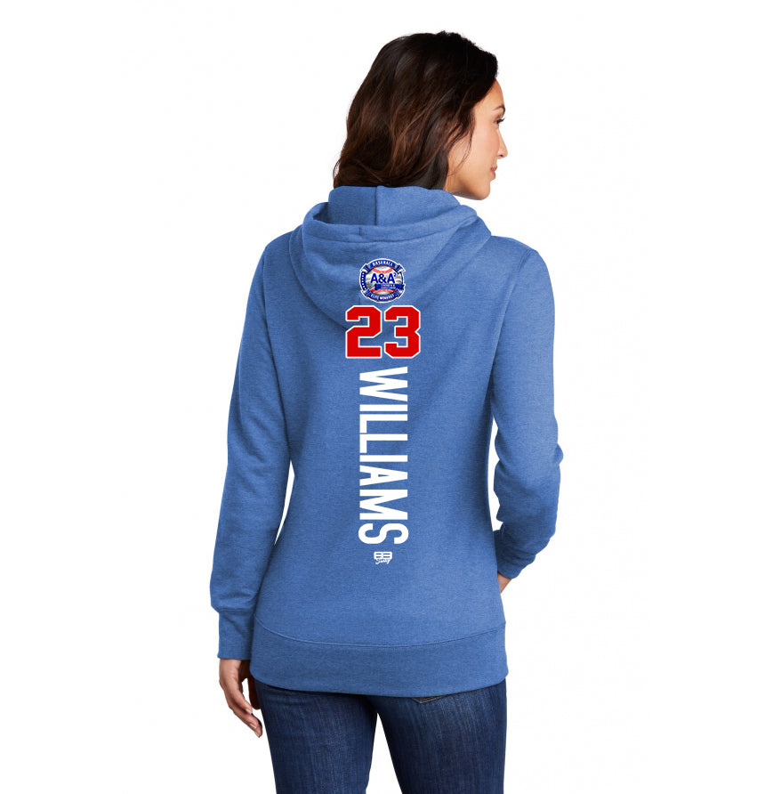 Port & Company Women's Core Fleece Pullover Hooded Sweatshirt LPC78H - A&A Baseball Elite