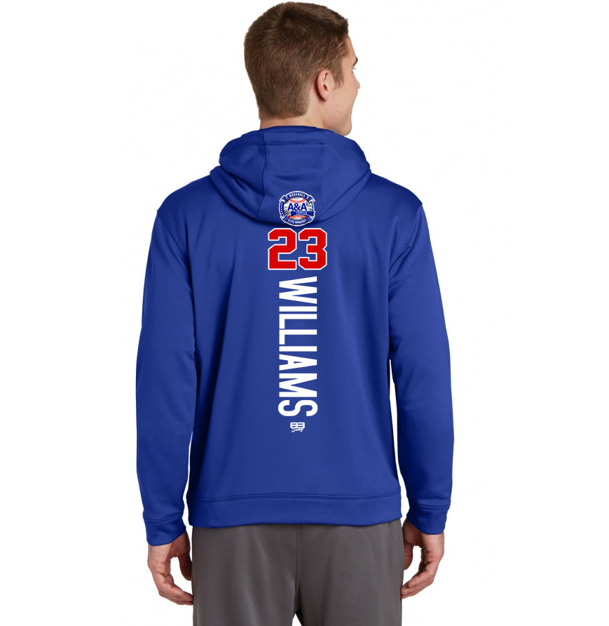 Sport-Tek Sport-Wick Fleece Hooded Pullover F244 - A&A Baseball Elite