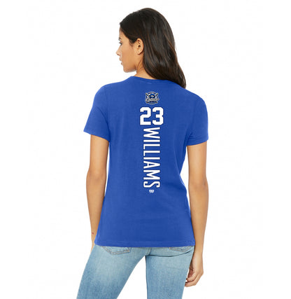 Bella + Canvas B6400 Women's Relaxed Jersey Short-Sleeve T-Shirt - LBK Outlaws Baseball