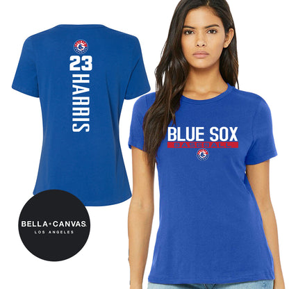 GAME TIME - Bella + Canvas B6400 Women's Relaxed Jersey Short-Sleeve T-Shirt - Talkin Baseball