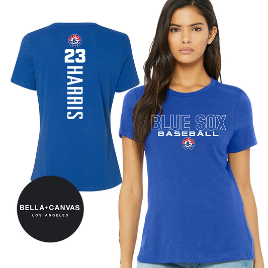 GAME TIME - Bella + Canvas B6400 Women's Relaxed Jersey Short-Sleeve T-Shirt - Talkin Baseball
