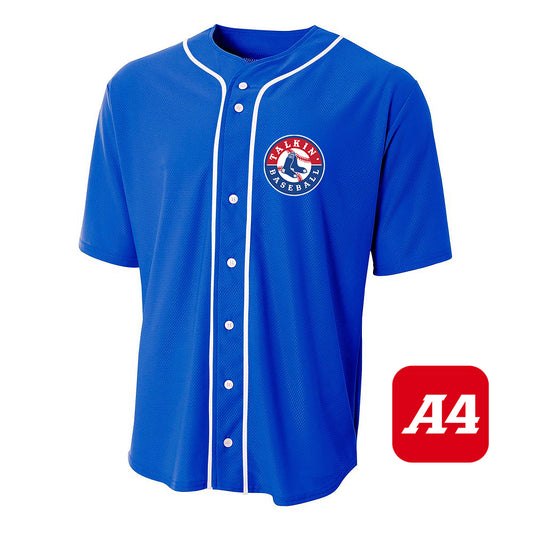 A4 Apparel N4184 Game Day Classic Baseball Jersey - Talkin Baseball