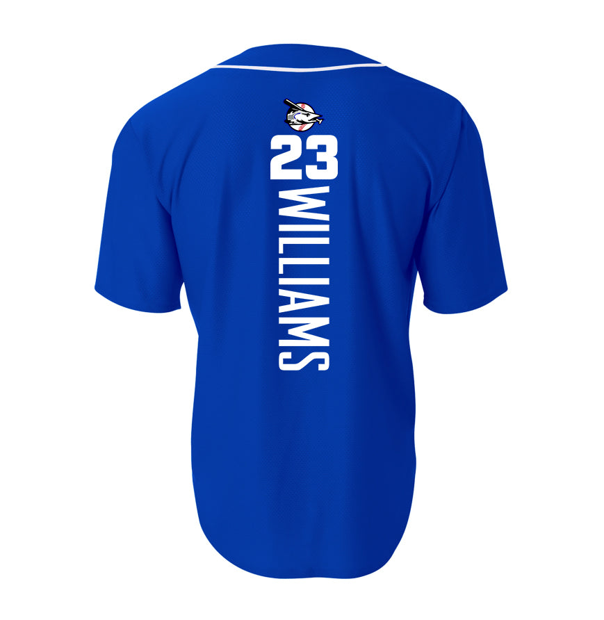 A4 Apparel N4184 Game Day Classic Baseball Jersey - Jax Beach Baseball