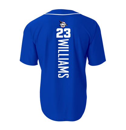 A4 Apparel N4184 Game Day Classic Baseball Jersey - Jax Beach Baseball