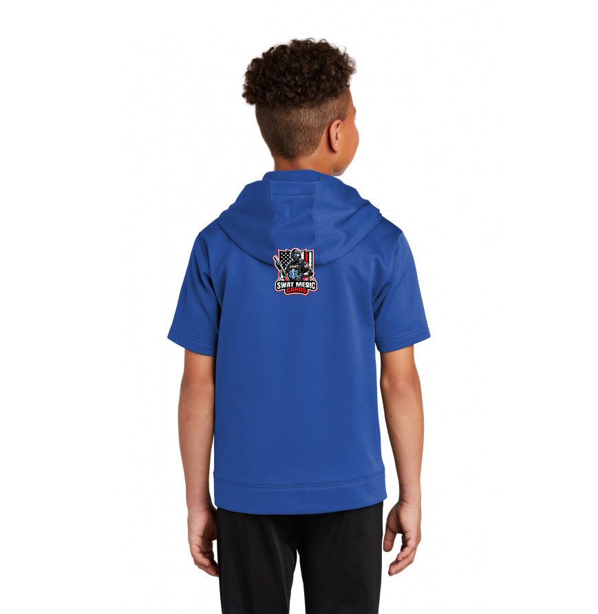 Sport-Tek Youth Sport-Wick Fleece Short Sleeve Hooded Pullover YST251 - Swat Medic Cards