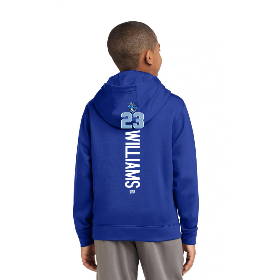 Sport-Tek Youth Sport-Wick Fleece Hooded Pullover YST244 - Georgia Titans Elite Baseball