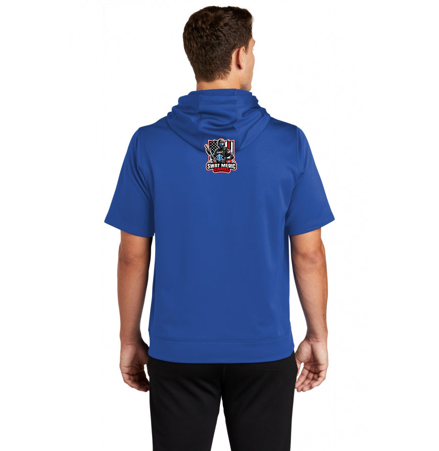 Sport-Tek Sport-Wick Fleece Short Sleeve Hooded Pullover ST251 - Swat Medic Cards