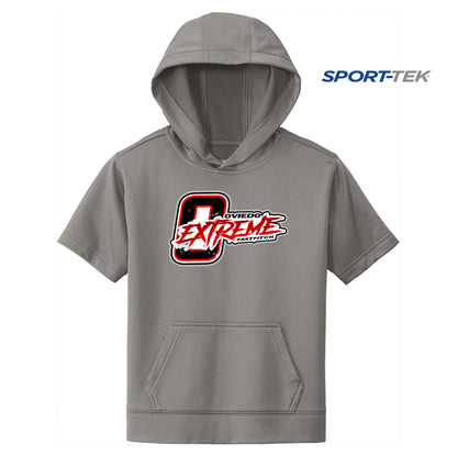Sport-Tek Youth Sport-Wick Fleece Short Sleeve Hooded Pullover - Oviedo Extreme Softball