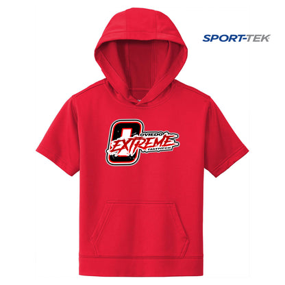 Sport-Tek Youth Sport-Wick Fleece Short Sleeve Hooded Pullover - Oviedo Extreme Softball