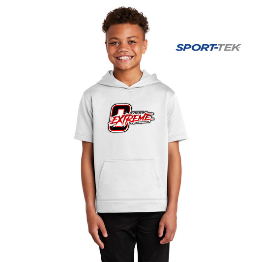 Sport-Tek Youth Sport-Wick Fleece Short Sleeve Hooded Pullover - Oviedo Extreme Softball