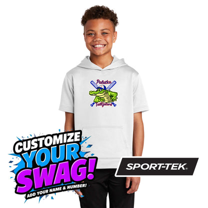 Sport-Tek Youth Sport-Wick Fleece Short Sleeve Hooded Pullover YST251 - Palatka TailGators Baseball