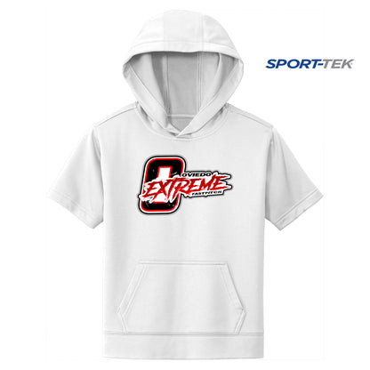 Sport-Tek Youth Sport-Wick Fleece Short Sleeve Hooded Pullover - Oviedo Extreme Softball