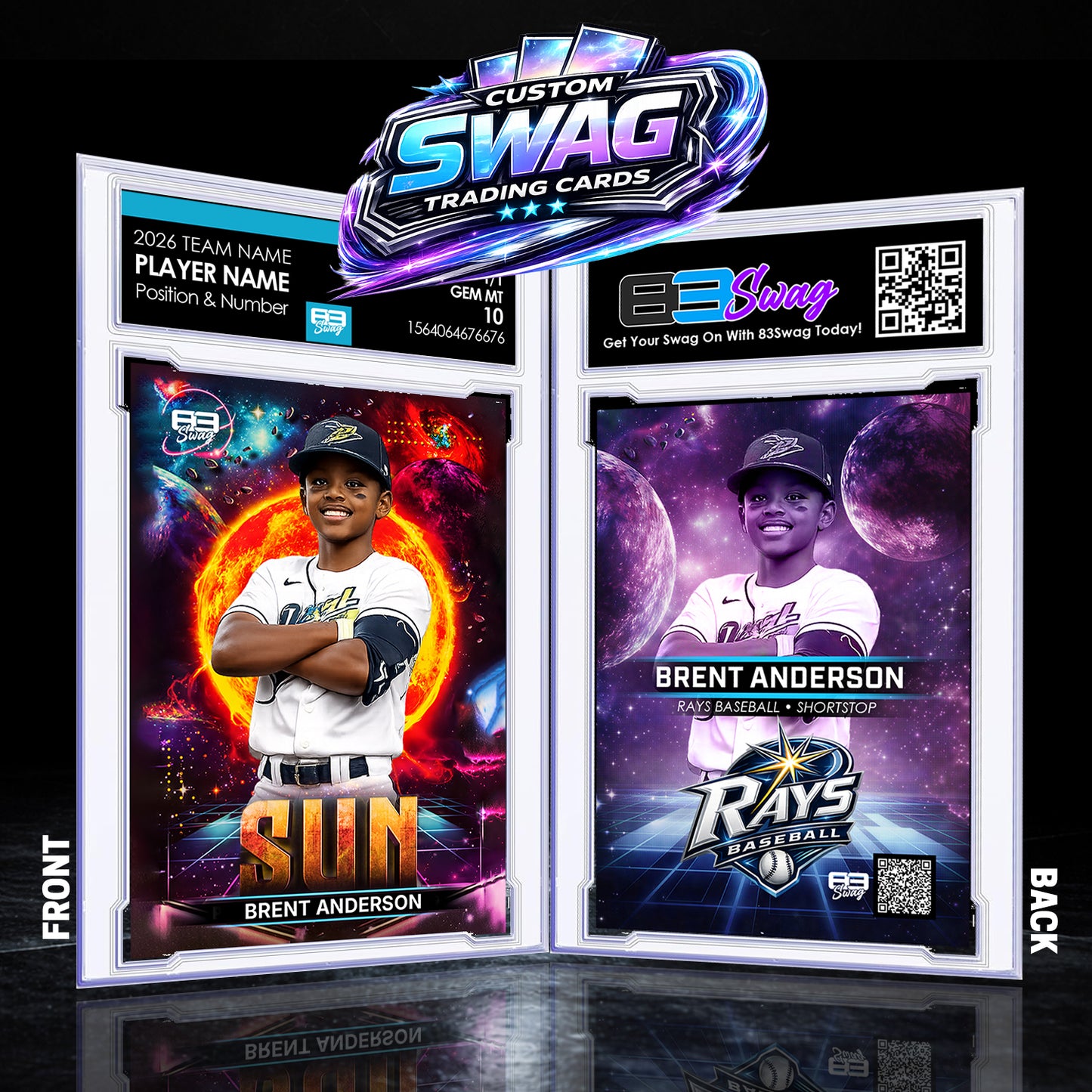 SPACE STARS Custom Trading Card w/Slab!