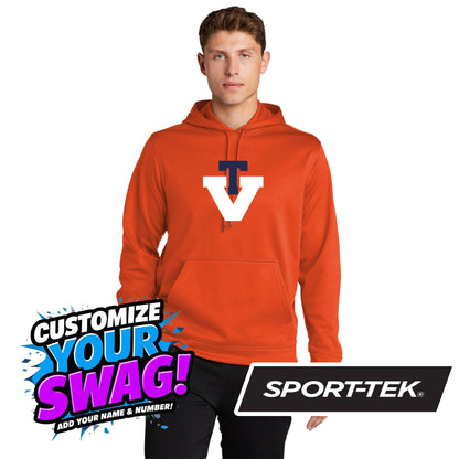 Sport-Tek Sport-Wick Fleece Hooded Pullover F244 - Team Virginia Baseball