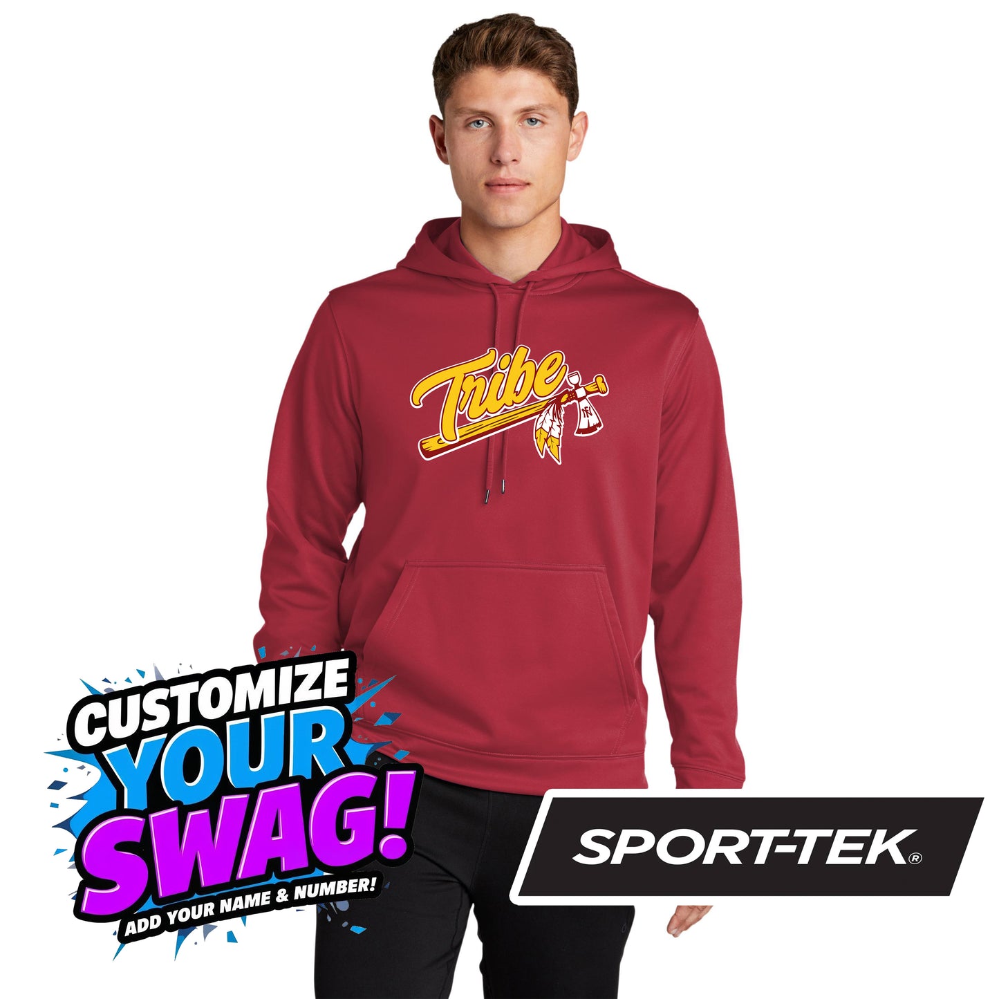 Sport-Tek Sport-Wick Fleece Hooded Pullover F244 - North Florida Tribe