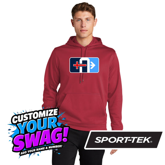 Sport-Tek Sport-Wick Fleece Hooded Pullover F244 - Arrows Baseball