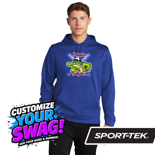 Sport-Tek Sport-Wick Fleece Hooded Pullover F244 - Palatka TailGators Baseball