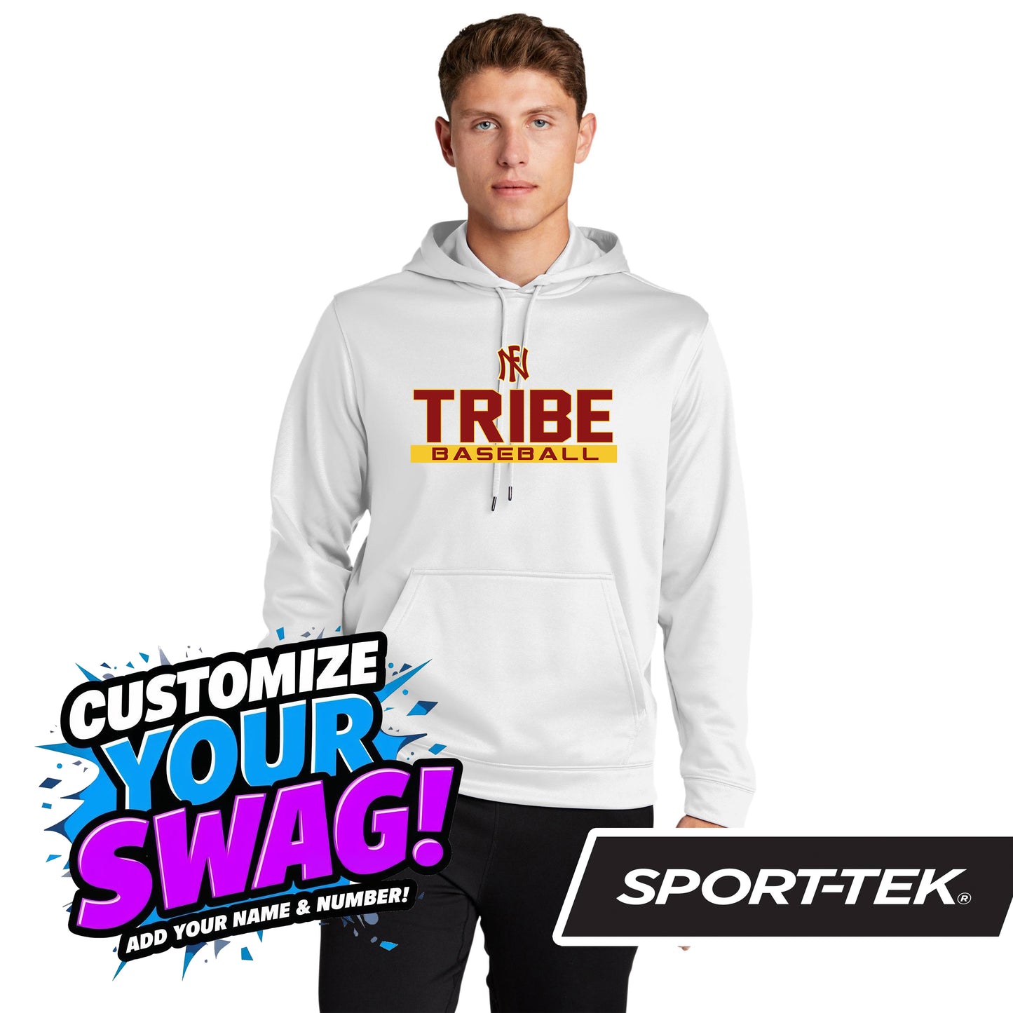 Sport-Tek Sport-Wick Fleece Hooded Pullover F244 - North Florida Tribe