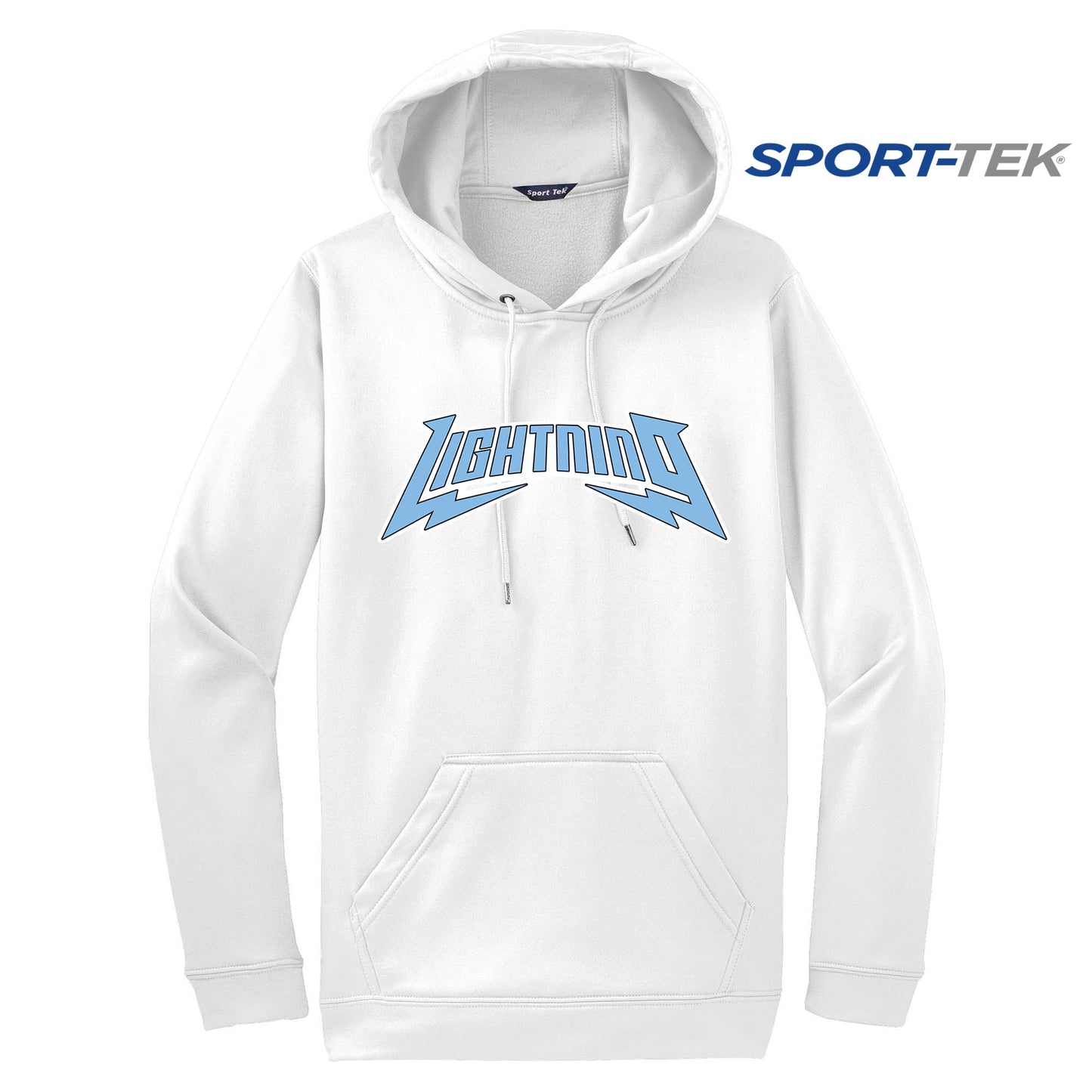 Sport-Tek Sport-Wick Fleece Hooded Pullover - Lightning Baseball