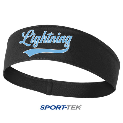 Sport-Tek PosiCharge Competitor Headband - Lightning Baseball