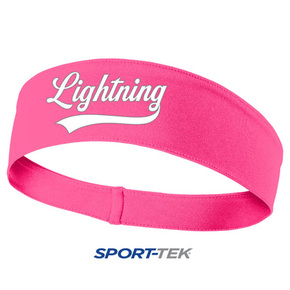 Sport-Tek PosiCharge Competitor Headband - Lightning Baseball