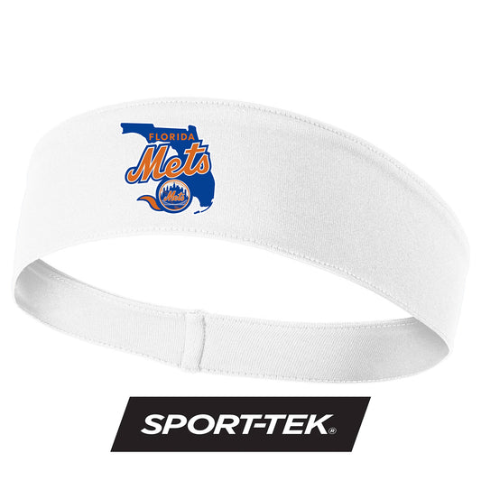 Sport-Tek PosiCharge Competitor Headband DTF PRINTED - Florida Mets Baseball