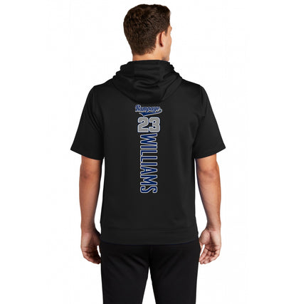 Sport-Tek Sport-Wick Fleece Short Sleeve Hooded Pullover - Mississippi Rampage