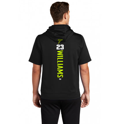 Sport-Tek Sport-Wick Fleece Short Sleeve Hooded Pullover ST251 - Ponte Vedra Thunder Baseball