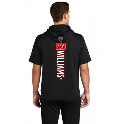 Sport-Tek Sport-Wick Fleece Short Sleeve Hooded Pullover ST251 - Black Creek Cottonmouths