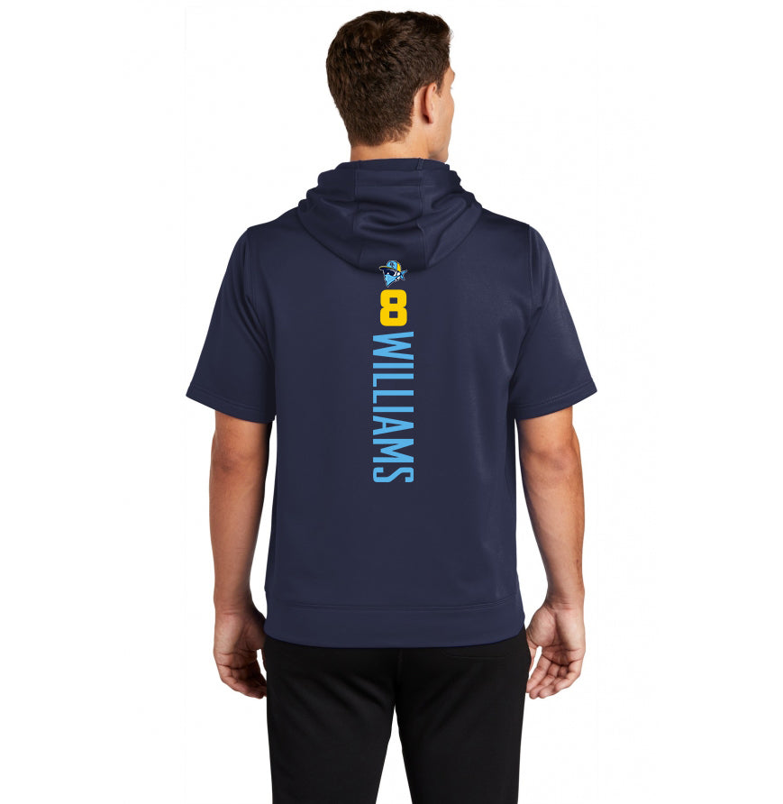 Sport-Tek Sport-Wick Fleece Short Sleeve Hooded Pullover ST251 - Bold City Bandits Baseball