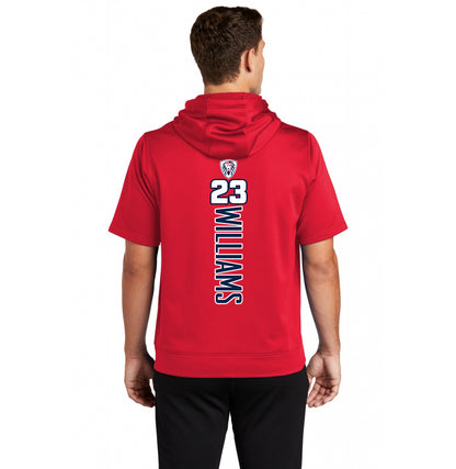 Sport-Tek Sport-Wick Fleece Short Sleeve Hooded Pullover ST251 - Orlando Lions Baseball