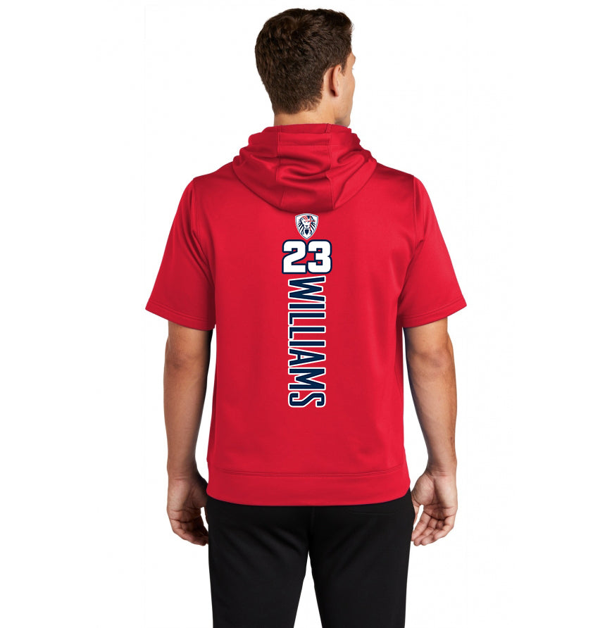 Sport-Tek Sport-Wick Fleece Short Sleeve Hooded Pullover ST251 - Orlando Lions Baseball