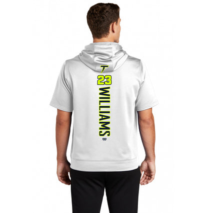 Sport-Tek Sport-Wick Fleece Short Sleeve Hooded Pullover ST251 - Ponte Vedra Thunder Baseball