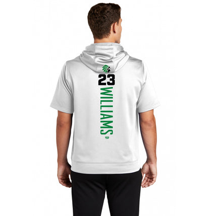 Sport-Tek Sport-Wick Fleece Short Sleeve Hooded Pullover ST251 - Hopatcong Warriors Football