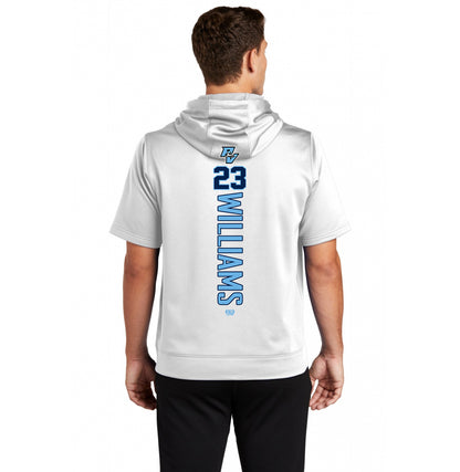 Sport-Tek Sport-Wick Fleece Short Sleeve Hooded Pullover - PVAA Sharks