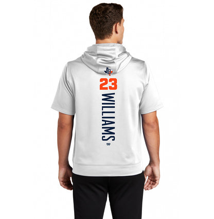 Sport-Tek Sport-Wick Fleece Short Sleeve Hooded Pullover ST251 - Dallas Tigers Baseball