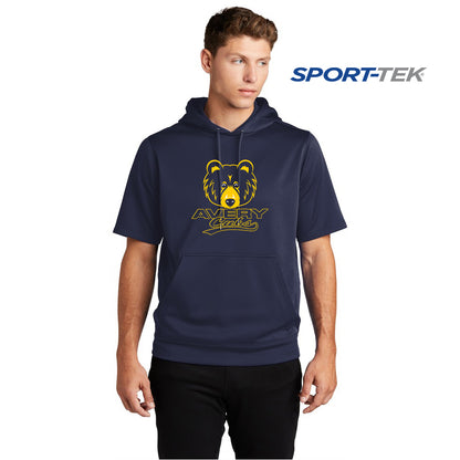 Sport-Tek Sport-Wick Fleece Short Sleeve Hooded Pullover - Avery Cubs