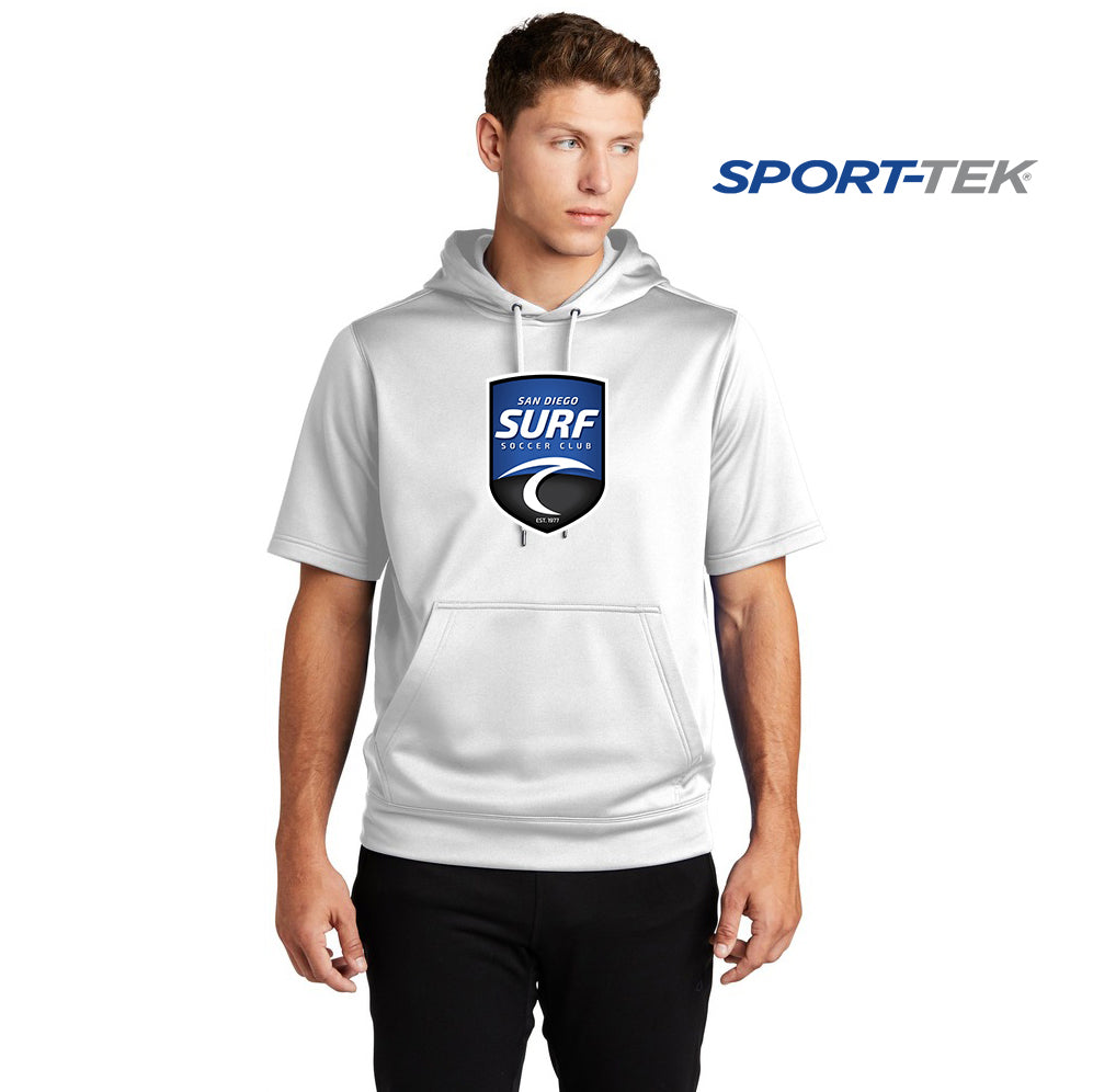 Sport-Tek Sport-Wick Fleece Short Sleeve Hooded Pullover - San Diego Surf Soccer