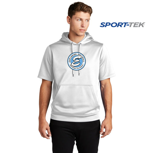 Sport-Tek Sport-Wick Fleece Short Sleeve Hooded Pullover - Explosion Softball