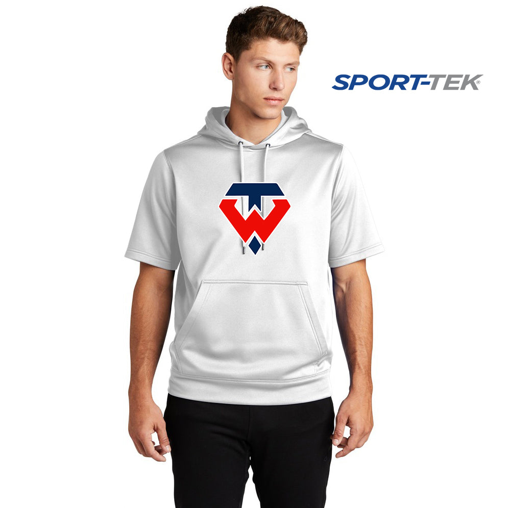 Sport-Tek Sport-Wick Fleece Short Sleeve Hooded Pullover - Tampa Warriors Baseball