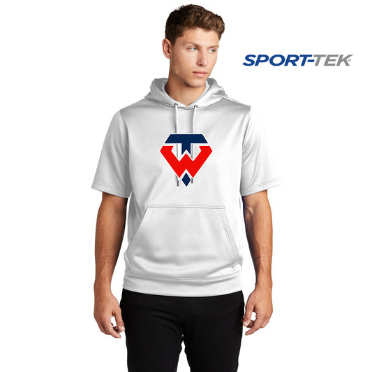 Sport-Tek Sport-Wick Fleece Short Sleeve Hooded Pullover - Tampa Warriors Baseball