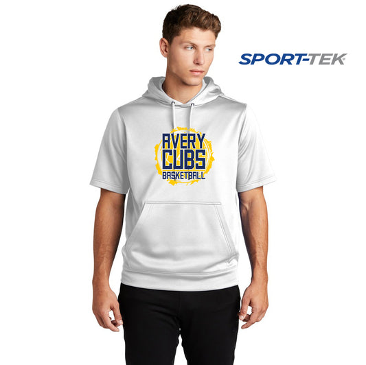 Sport-Tek Sport-Wick Fleece Short Sleeve Hooded Pullover - Avery Cubs