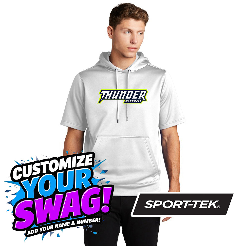 Sport-Tek Sport-Wick Fleece Short Sleeve Hooded Pullover ST251 - Ponte Vedra Thunder Baseball