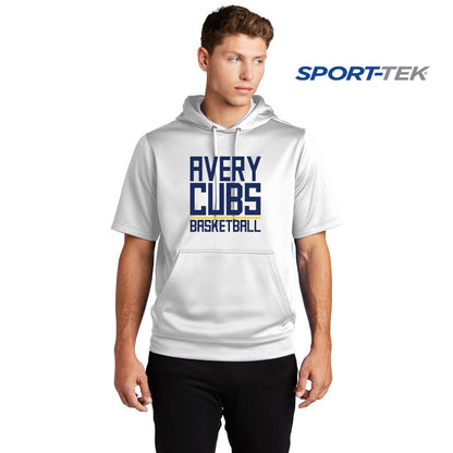 Sport-Tek Sport-Wick Fleece Short Sleeve Hooded Pullover - Avery Cubs
