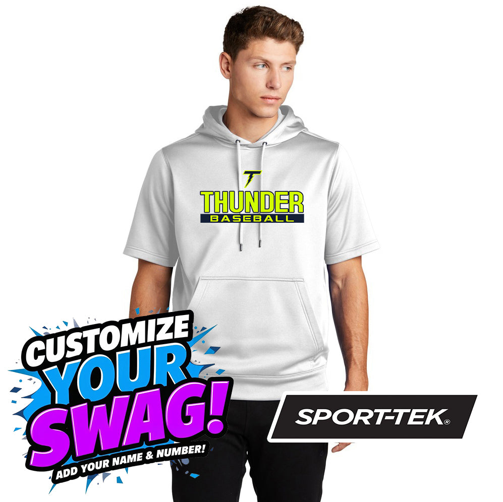 Sport-Tek Sport-Wick Fleece Short Sleeve Hooded Pullover ST251 - Ponte Vedra Thunder Baseball