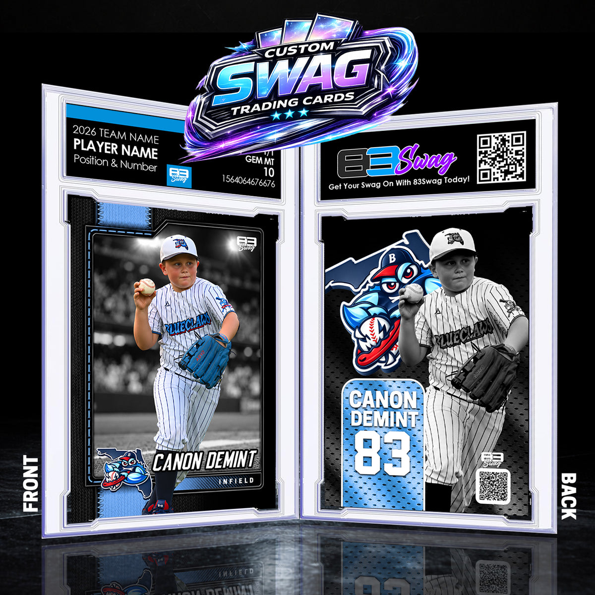 STITCH Custom Trading Card w/Slab!