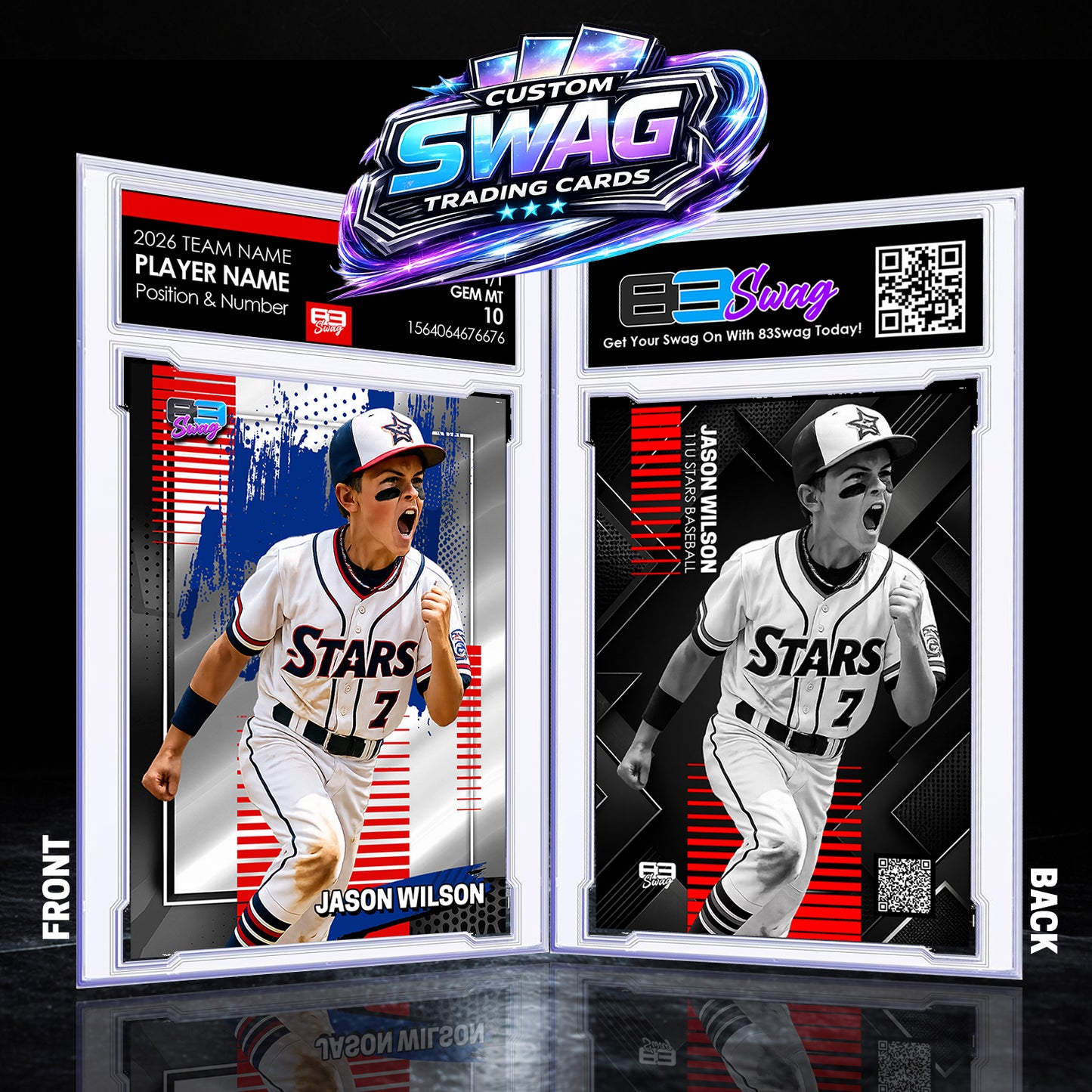 SUPREME PLAYER Custom Trading Card w/Slab!