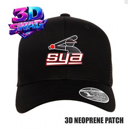 SYA - 3D PATCH TEAM HATS - Flexfit 110M Mesh Hat